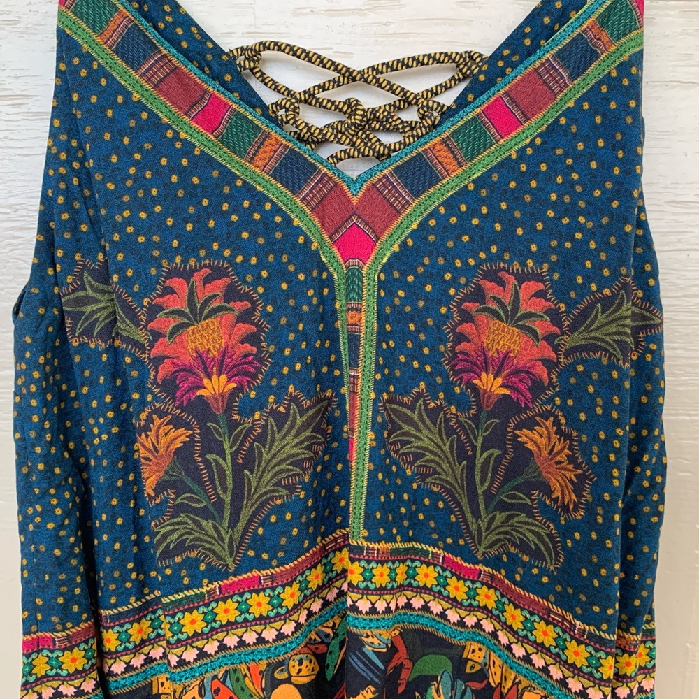 FARM Rio Multicolor Parrot Print Mini Dress - Picture 7 of 9